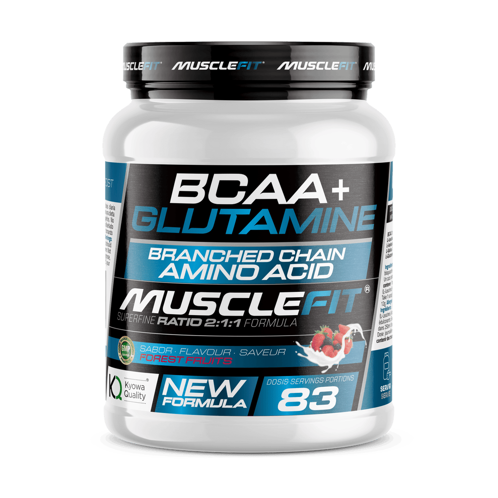 Glutamina + BCAA´s 500g - MuscleFit | Aminoácido