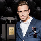 Colonia de Feromonas para Hombre, Clásica y Elegante, Aroma Fresco y Duradero para Caballeros, 55 ml, Fragancia Amable y Atractiva para Hombre con Notas Amaderadas, Eau de Toilette en Spray Portátil, Ideal para Negocios, Viajes de Oficina, Regalo de Cumpl