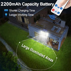 Juego de 2/4 piezas de luz solar para exterior, luz solar con sensor de movimiento de 348 LED y control remoto, luz de pared solar con 3 modos de iluminación, reflector de seguridad de gran angular de 270°, para porche, patio, jardín, garaje, pasillo, ter