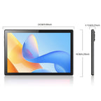 Tablet | CRELANDER Tablet PC Android 13 con pantalla táctil de 10.1 pulgadas 1280 X 800 IPS de alta definición, viene con adicionales (Teclado