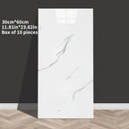 50/20/10 piezas Azulejos de pared autoadhesivos con efecto mármol, Adhesivos de pared de espuma de vinilo, Papel tapiz mural con patrón dorado fácil, Fácil de limpiar y cortar, Adhesivos de pared duraderos, para renovación de baño, sala de estar, cocina,