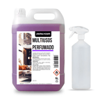Limpiador Multiusos Profesional con Pulverizador - 5L - Perfumado y Concentrado - Limpieza de Cristales, Cocina, Baño y todo tipo de Superficies