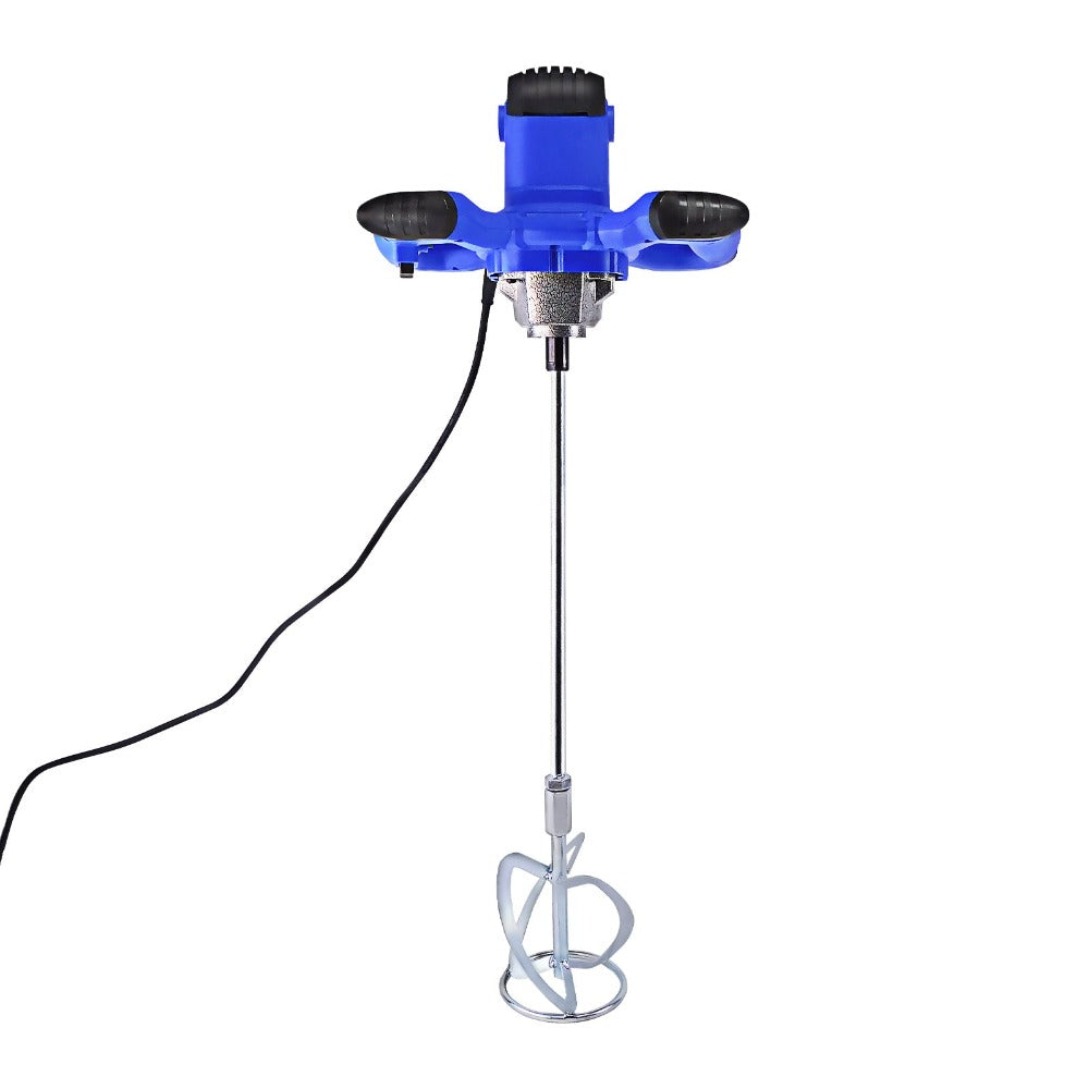 Mezclador eléctrico portátil con paleta y 6 velocidades, mezclador de yeso, mortero y pintura, herramienta eléctrica de mano con paleta para mezclar yeso/pintura/mortero/pasta adhesiva/concreto