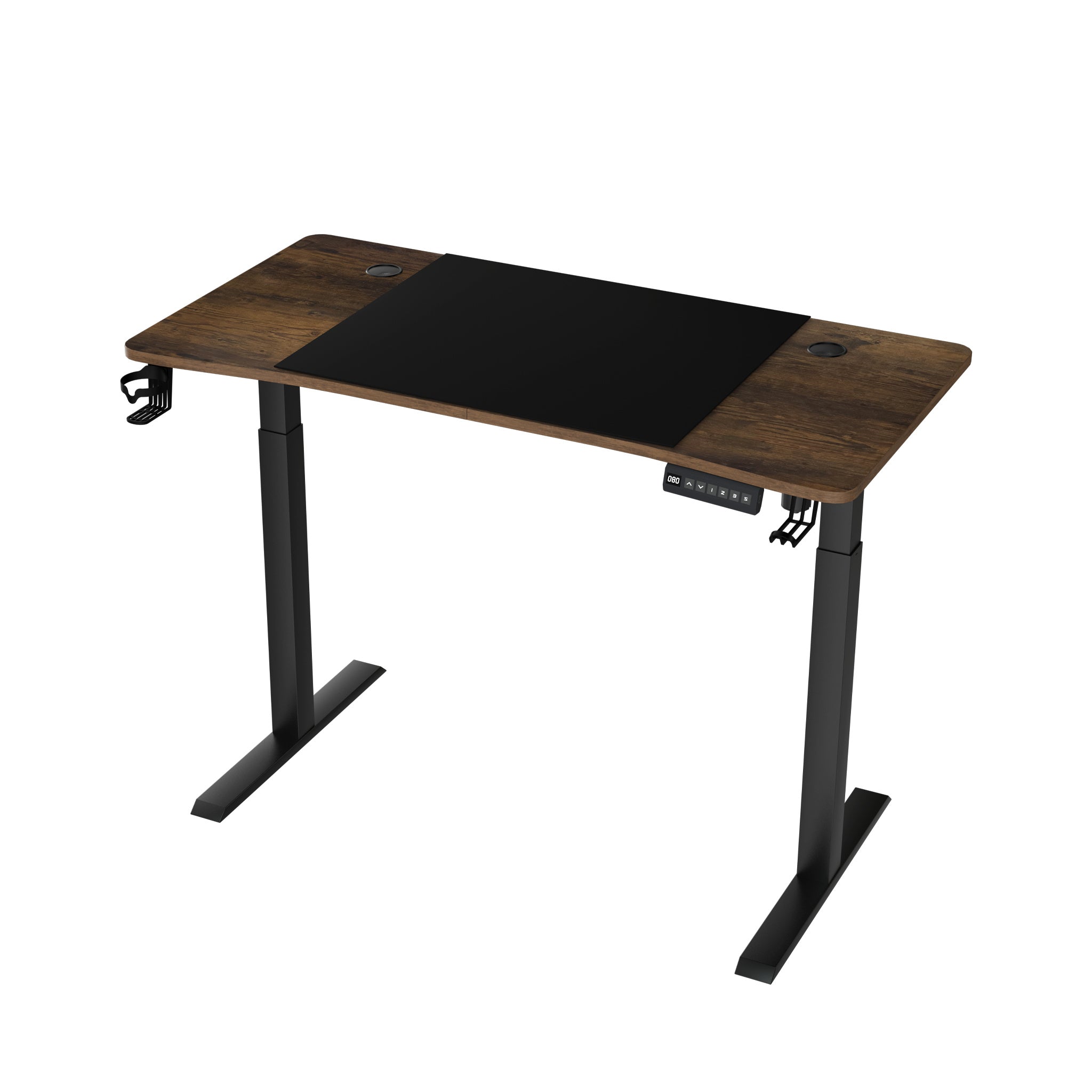 Escritorio Elevable Ajustable en Altura 120/140/160Cm X 60Cm con Función de Memoria, Puerto Tipo-C, Portavasos y Gancho para Auriculares, para Oficina en Casa/Gaming, Escritorio Elevable Eléctrico, Escritorio para Computadora de Oficina/Gaming para Hogar/