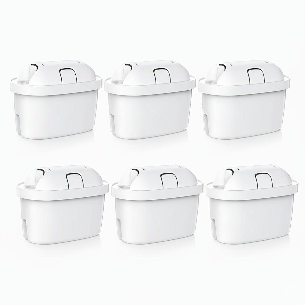 Recambios para jarras con filtro de agua de 6 piezas, reducción avanzada de cloro y metales pesados - Compatible con sistemas Maxtra - Agua fresca y de gran sabor para jarras BTA