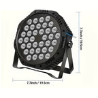 Foco de 1 Escenario, Luz Par Estilo USB, 36 Bolas de Luz, Luz Par LED RGB para Fiestas, Luz de Escenario LED, Luz Par Activada por Sonido que Cambia de Color, Luz Par para DJ, Eventos, Bodas, Fiestas de Baile, Actuaciones de Boda