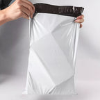 Paquete de 200 sobres blancos para envíos, sello autoadhesivo, bolsas de correo exprés para uso en oficina, embalaje de paquetes