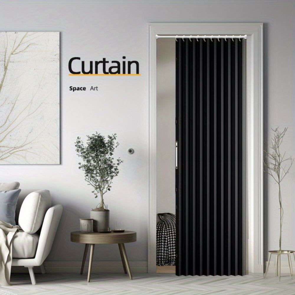 1 Cortina Magnética para Puerta, Cubierta Aislante para Puerta, Cortina Opaca para Puerta, Fácil de Instalar, Dormitorio, Sala de Estar, Cocina, División de Habitación