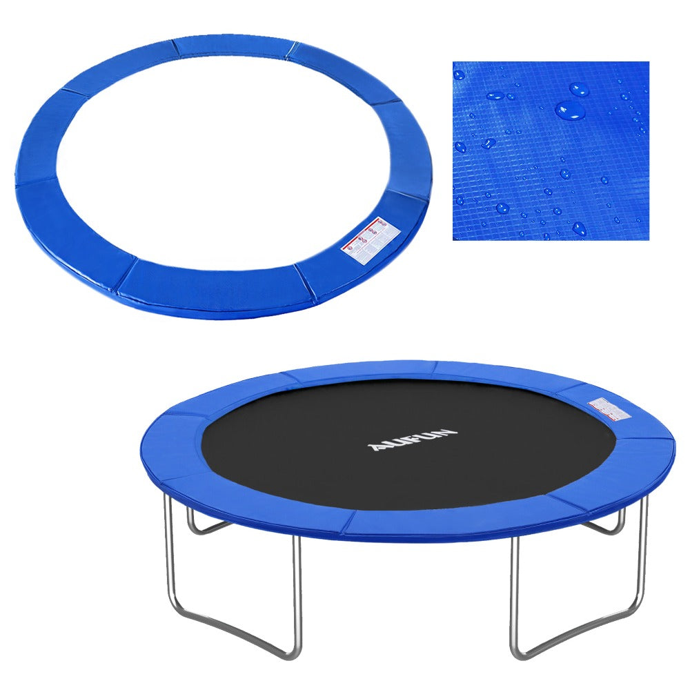 Borde de la cubierta del marco del trampolín, acolchado, diámetro 244 cm/305 cm/366 cm, juego de accesorios para trampolín con cubierta de resorte acolchada, resistente al desgarro y duradero.