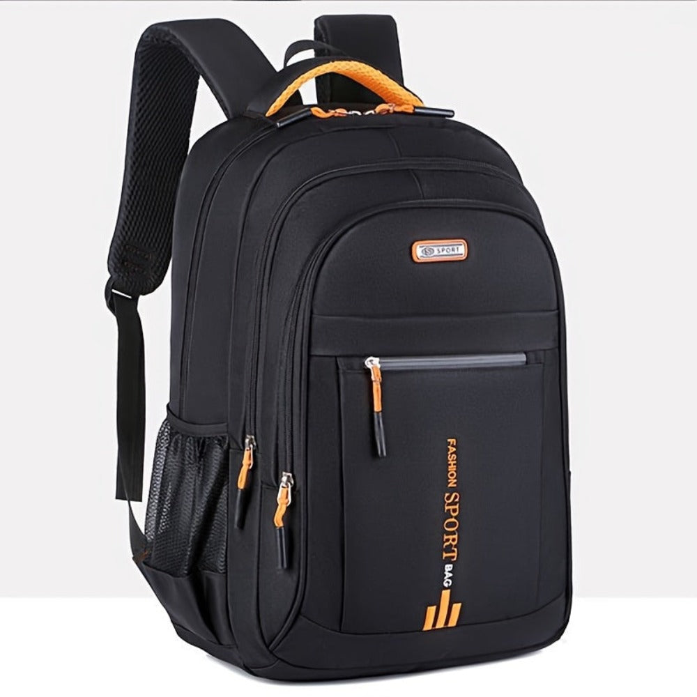 Mochila de Viaje de Gran Capacidad para Hombres - Nylon Duradero, Correas Ajustables, Bolso de Negocios y Escuela con Múltiples Compartimentos, , Mochila para Viajar