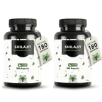 Himalaya Shilajit Mumijo – Dosis alta de 1300 mg – 180 cápsulas veganas – Suministro para 3 meses – Himalaya Shilajit original – Probado en laboratorio y sin aditivos