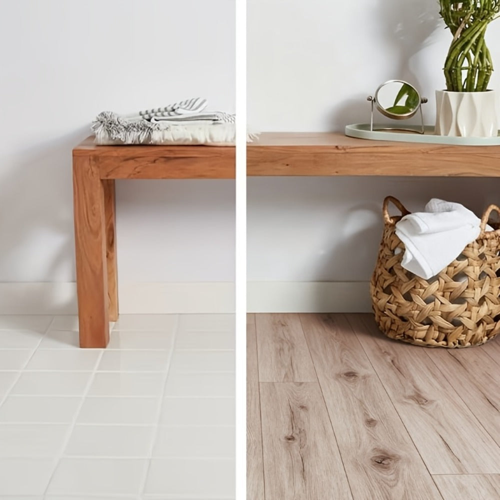 Suelo de vinilo autoadhesivo 36 piezas | Cocina baño salón y reforma DIY