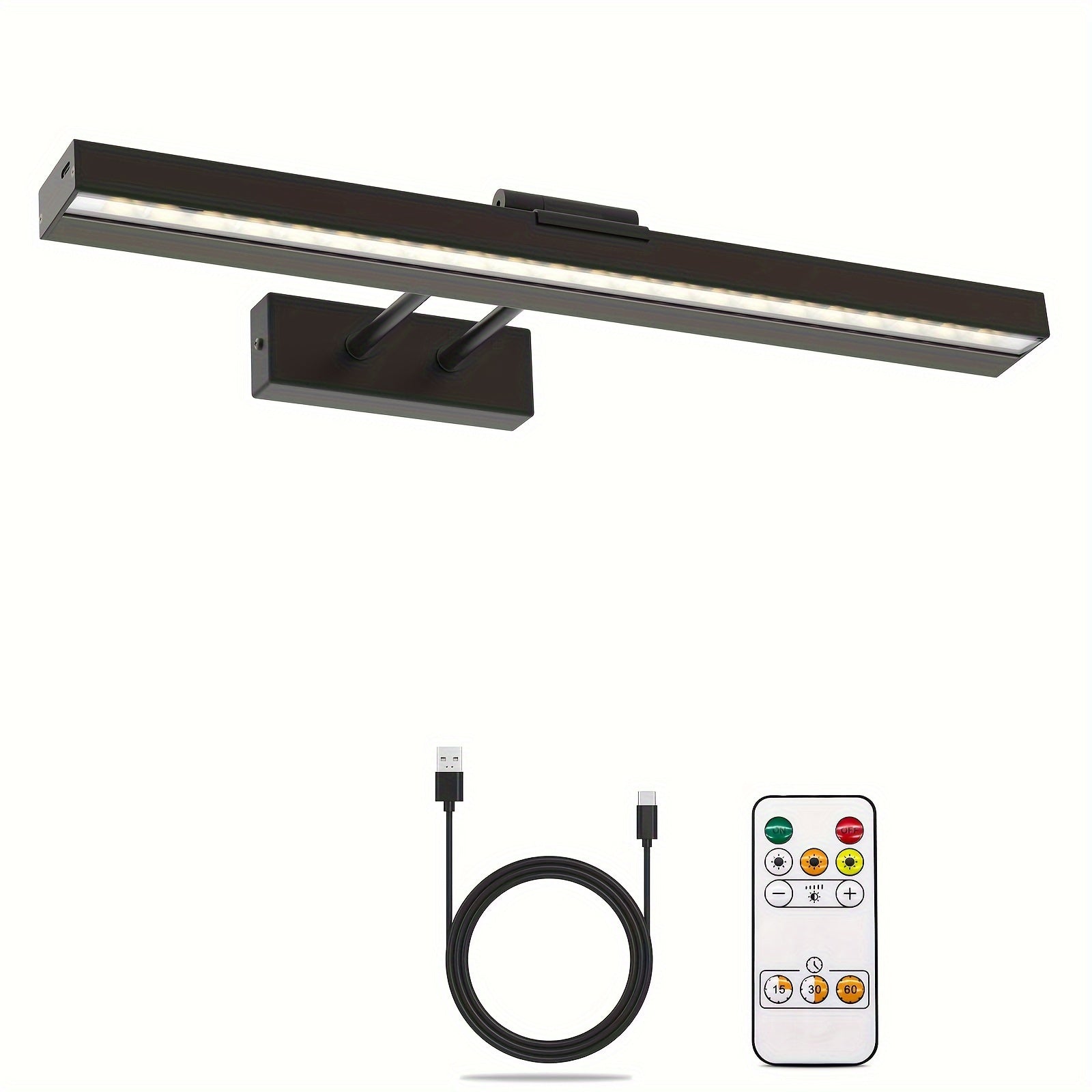 Luz LED recargable para cuadros ajustable | Para galería, dormitorio y baño