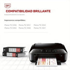 Cartuchos XL Multipack 560/561 para impresoras Canon Pixma TS5350, TS5351, TS7450, TS7451, TS5352 y TS5353, compatibles con PG-560XL y CL-561XL