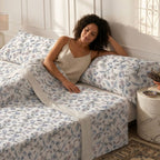 Juego de cama de tres piezas | Sábanas | Múltiples tamaños disponibles | Primavera/Verano | Diseño cómodo | Suave y agradable para la piel | Múltiples texturas disponibles