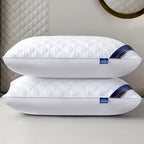 2/4 almohadas para dormir, 2/4 piezas de 48X74Cm, diseño moderno, lujo para todas las estaciones, calidad de hotel de 5 estrellas, edredón acolchado para un sueño profundo, soporte para el cuello, alta densidad, no se hunde, apto para todas las estaciones