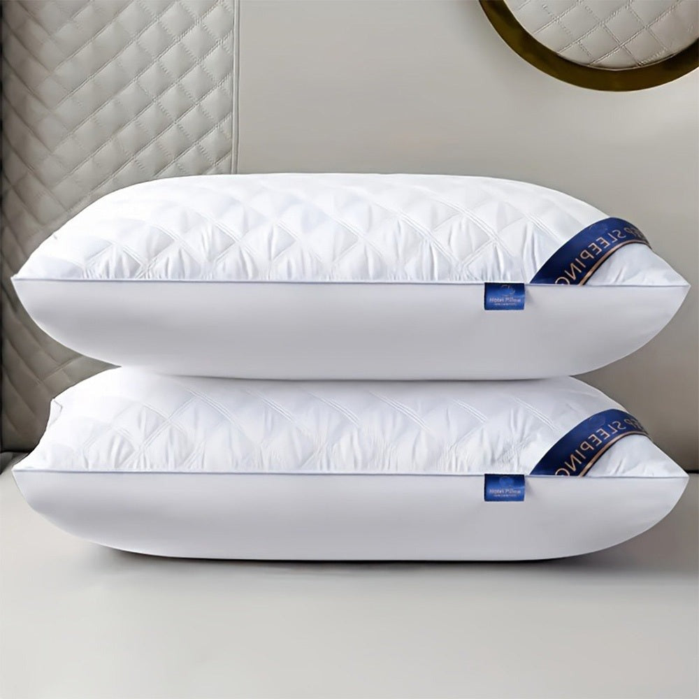2/4 almohadas para dormir, 2/4 piezas de 48X74Cm, diseño moderno, lujo para todas las estaciones, calidad de hotel de 5 estrellas, edredón acolchado para un sueño profundo, soporte para el cuello, alta densidad, no se hunde, apto para todas las estaciones