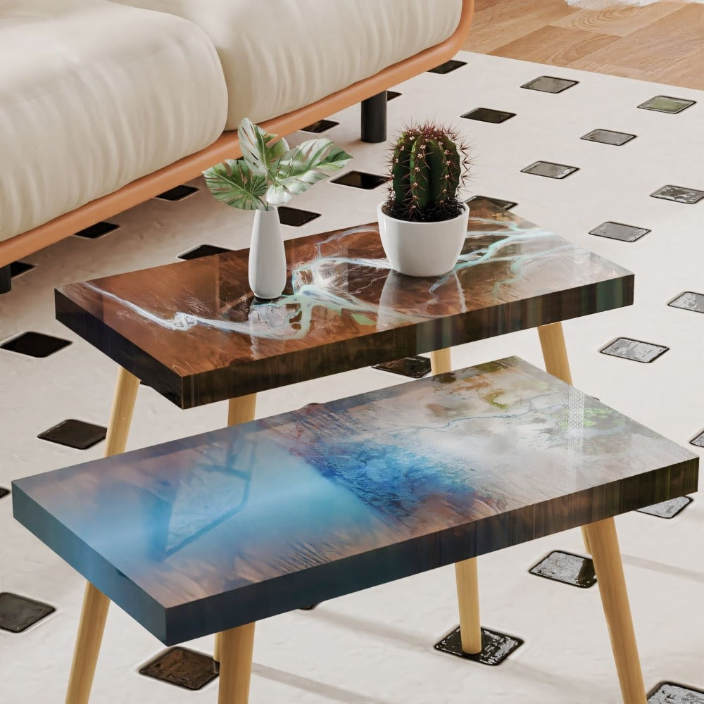 Molde de Silicona Grande y Reutilizable para Mesas de Río de Resina Epoxi y Arte en Resina, Ideal para Platos Especiales, Bandejas, Carpintería y Mesas de Café