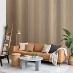 Paneles Acústicos Autoadhesivos Juego de 2 piezas 4 piezas 6 piezas 8 piezas 100X52Cm, Paneles de Pared Insonorizantes con Reducción de Eco Hechos de Veneración de Madera - Paneles Acústicos de Madera para Decoración de Pared Sala de Estar, Oficina y Ofic