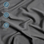 Paquete de 2 Sábanas Ajustables de 100% Poliéster Jersey 130gsm, Color Aleatorio, Sábana de Lino Completo, Falda de 30cm, Hipoalergénica, Sábana Transpirable, Adecuada Para Dormitorio, Residencia Estudiantil Y Habitación De Invitados, Lavable A Máquina, R