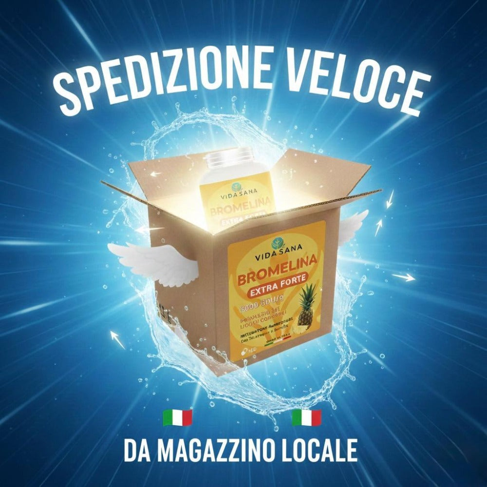Bromelina Extra Forte 5000 Gdu/G - Complejo Integrador de Bromelina con Diente de León y Abedul