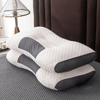 Paquete de 2 almohadas de cama, almohada delgada y suave, relleno de almohada multiusos, transpirable y que absorbe la humedad para dormir, suave y duradera, almohadas cómodas para dormitorio y sala de estar, apta para uso en todas las estaciones