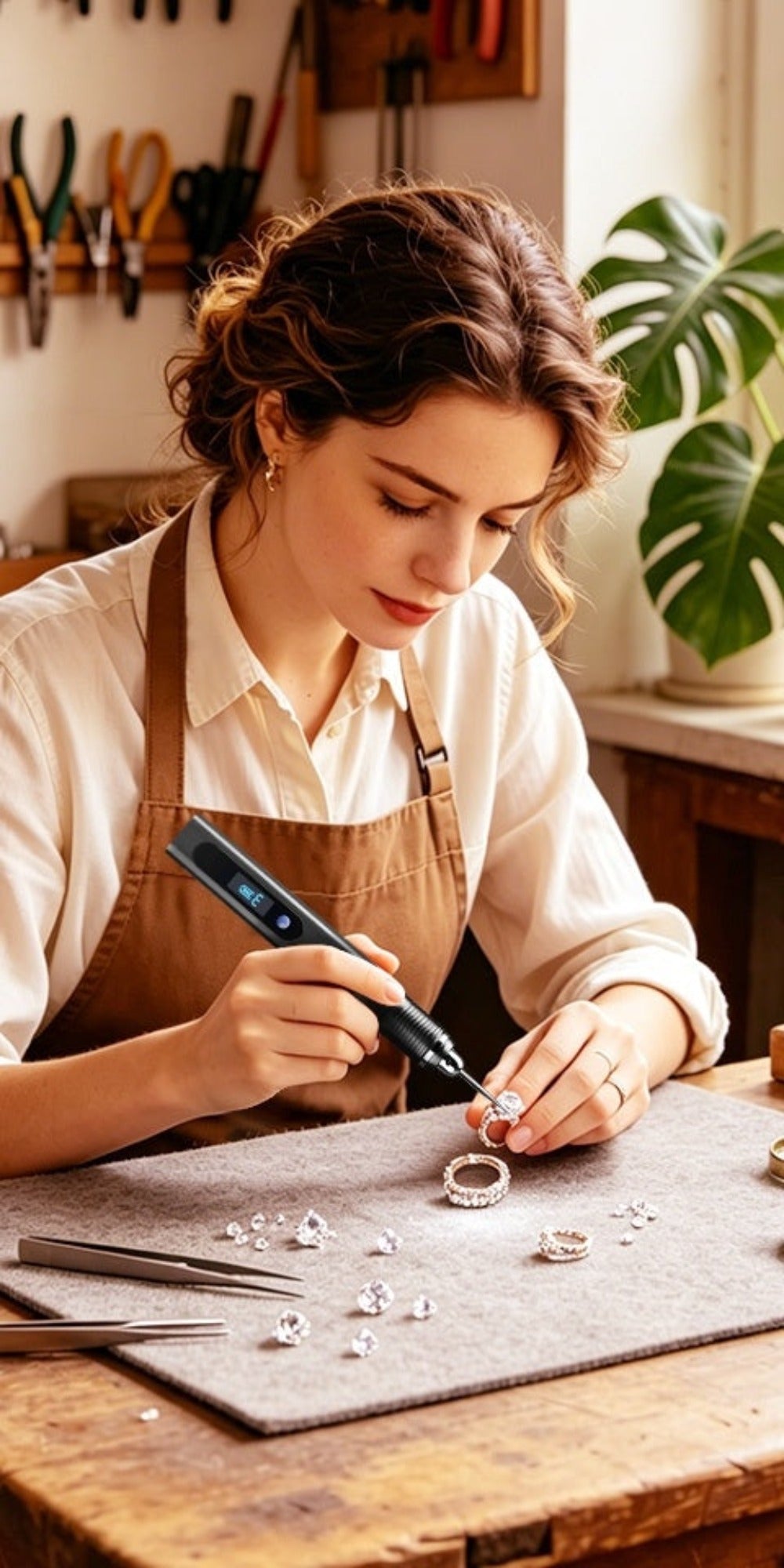Pluma de grabado inalámbrica recargable para joyería, mini herramienta rotativa USB-C con 35 accesorios, micrograbador de precisión de 3 velocidades para metal, madera, vidrio y plástico, manualidades DIY, regalo del Día del Padre
