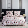 ¡Un conjunto de ropa de cama elegante en un color moderno que cambiará tu dormitorio! El conjunto incluye: 1 funda de edredón + 2 fundas de almohada (sin relleno). La tela suave y transpirable proporcionará comodidad durante todo el año - ¡perfecto para c