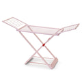 Tendedero Plegable con Alas, 20 Metros de Superficie de Tendido, Hecho de Resina Resistente al Sol y a la Intemperie, 180 x 108 x 55 cm - Dekohome