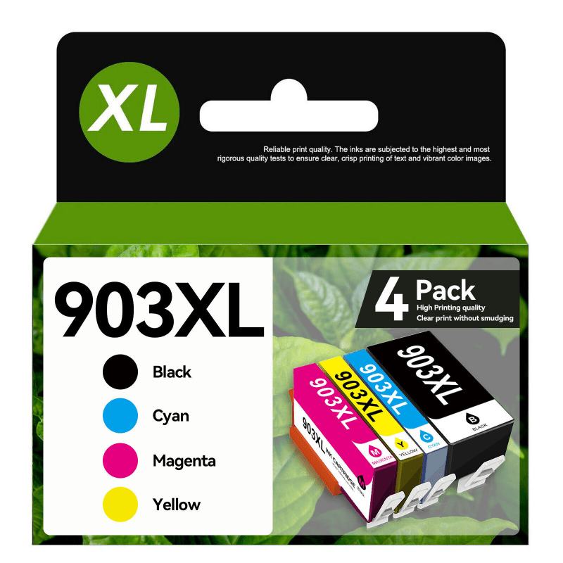 Cartucho de tinta | 4 Pack 903XL Multipack de cartuchos de impresora compatibles con HP 903XL HP 903 para HP Officejet Pro 6970 6960 para