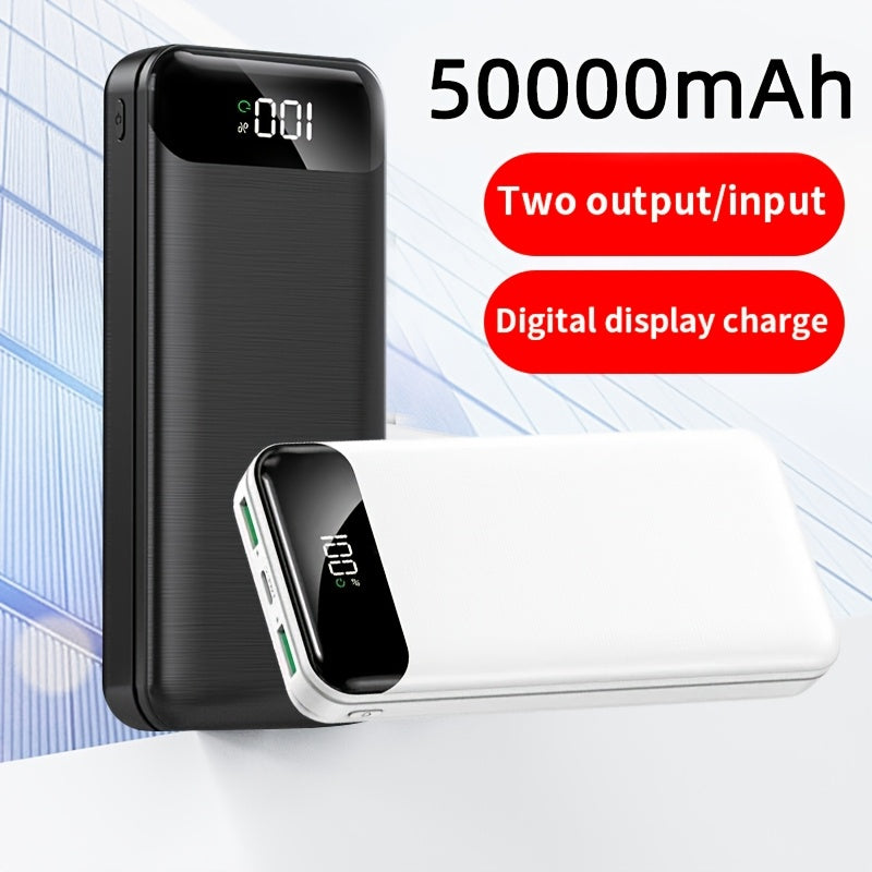 Power bank para carga durante viajes y uso diario | 50000mAh y Extraíble
