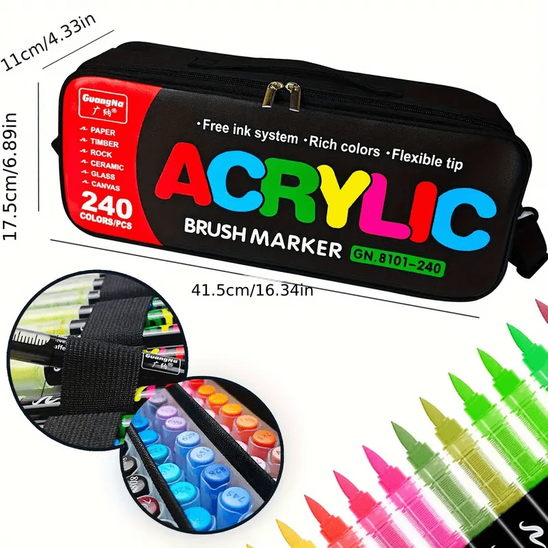 Rotuladores artísticos de colores | Dibujo caligrafía tarjetas y manualidades