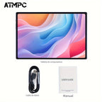 Tabletas Android | ATMPC, Tablet Android, Tablet Android 14 de 10 pulgadas con procesador Octa-Core, 12GB (4GB+8GB) y 128GB de almacenamiento
