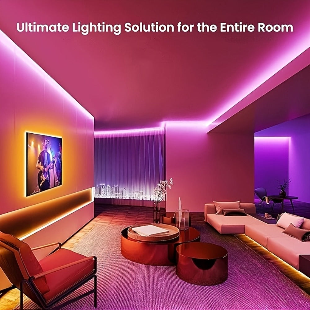 Tira de luz LED neón flexible multicolor RGB con APP control remoto