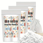 Polvo de Resina para Fundición 2000g, Kit de Resina Ecológica de Secado Rápido para Principiantes, Desmolde en 20-30 Minutos, Polvo de Yeso Activado con Agua Fácil de Mezclar para Artesanías, Escultura, DIY y Arte en el Hogar