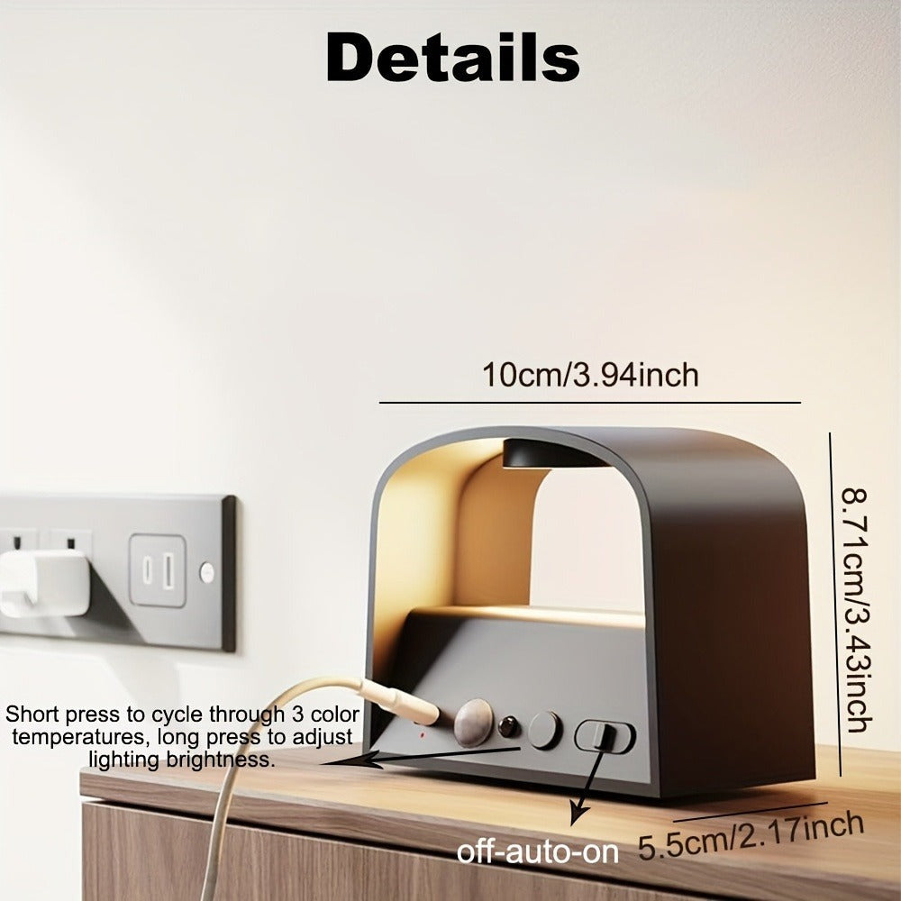 [2 piezas] Lámpara de pared a batería para interior con sensor de movimiento, control remoto, 3 colores, luz de pared, luz de pared LED para interior de luz arriba y abajo, 3 modos, lámparas de pared recargables a batería, brillo ajustable