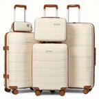 Juego de equipaje de viaje Joyway, 20 pulgadas, 24 pulgadas, 28 pulgadas, juego de equipaje de mano, con ruedas giratorias, bolsa de viaje y neceser