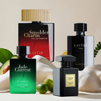 Juego de 4 botellas de perfume de gran capacidad para hombre en caja de regalo, agua de colonia para hombre, perfume de colonia para hombre, almizcle clásico, madera de ámbar, vainilla, café, fragancia duradera, apto para múltiples ocasiones, empaque en c