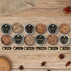 Kit Ahumador de Whisky con Antorcha - 6 Sabores de Leña en Chip, 2 Vasos, 2 Moldes de Hielo - Kit Infusor Ahumador de Cocktail, Kit Ahumador de Bebidas Old Fashioned, Regalos de Cumpleaños de Bourbon Whisky para Hombres, Papá (NO Butano)