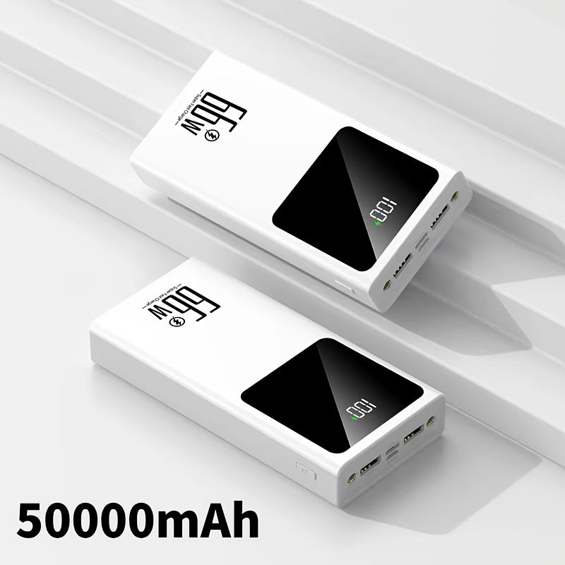 Power bank para carga durante viajes y uso diario | 50000mAh y 66W