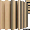 4 paneles acústicos 3D de 120X60X2.1Cm, 2.88Sqm - 4 piezas, paneles de pared con aspecto de madera, materiales de aislamiento acústico, revestimiento de pared para aislamiento acústico eficaz, con aislamiento acústico de fieltro, para estudio de grabación