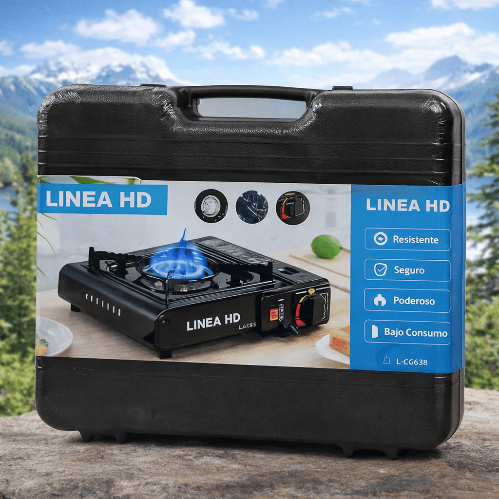 Hornillo dual hd Potencia portátil al instante y 4 recambios
