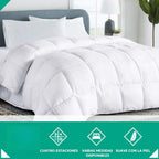Edredón Nórdico Otoño-Invierno 300g, Fibra Suave Tacto Plumón, Relleno para Cama 90-180cm