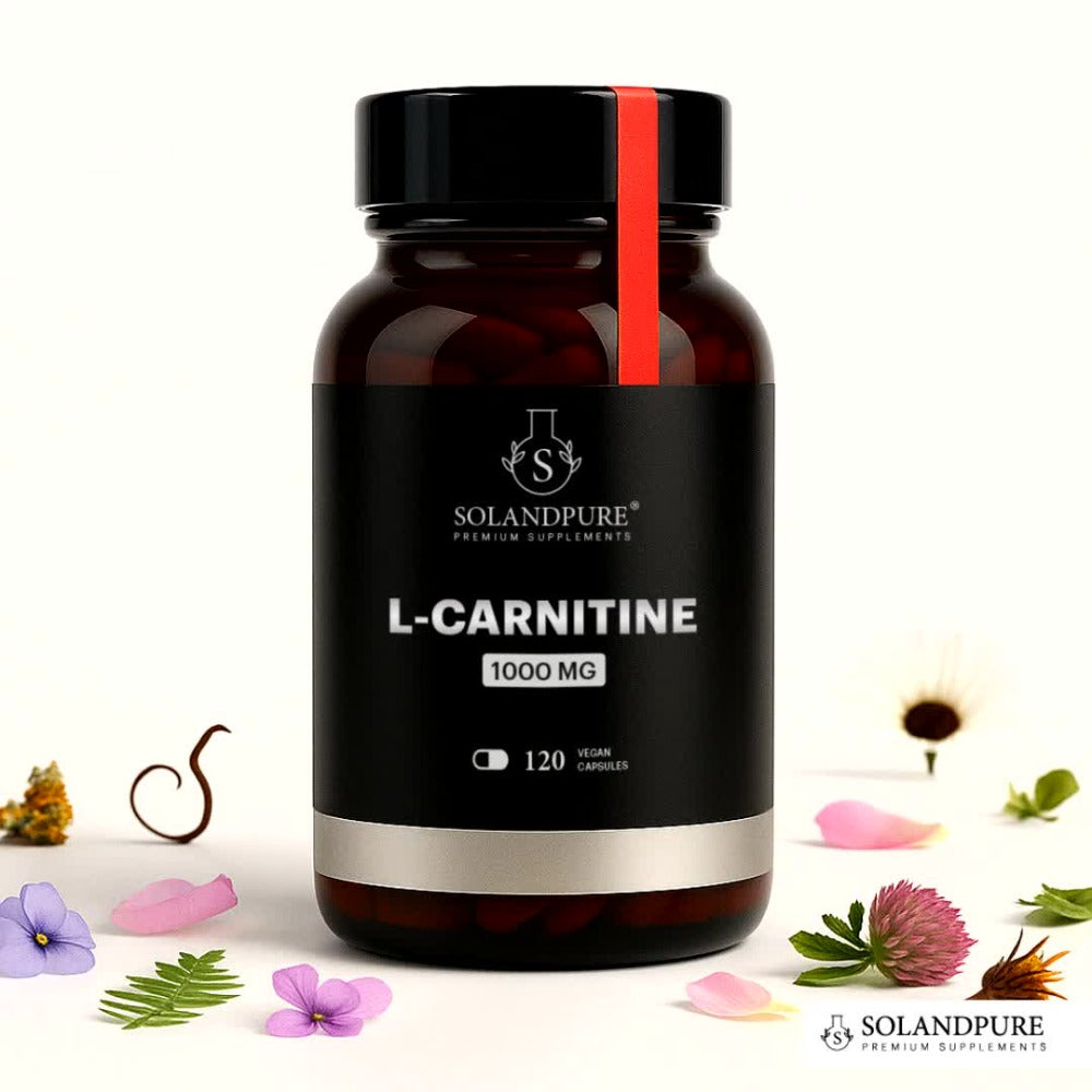L-Carnitina 1000 mg – 120 Cápsulas | Calidad Premium Solandpure®.