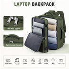 Mochila de Viaje 40X30X20 CM, Dimensiones Ryanair 40X30X20 CM Mochila de Cabina/Mochila de Equipaje/Mochila de Aviación, Convertible de Mano, Ligera Ideal para Viajes Cortos, Se Adapta Fácilmente Debajo de los Asientos, Mochila Portátil para Laptop de 14"
