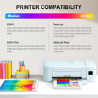 Cartuchos de Tinta 305XL Compatibles para HP Ink 305 305XL, Funcionan con HP Deskjet 2800e 2810e 2820e 2821e 2822e 2823e 2800 2810 2820 2821 2822 2823 4220e 4222e 4230e