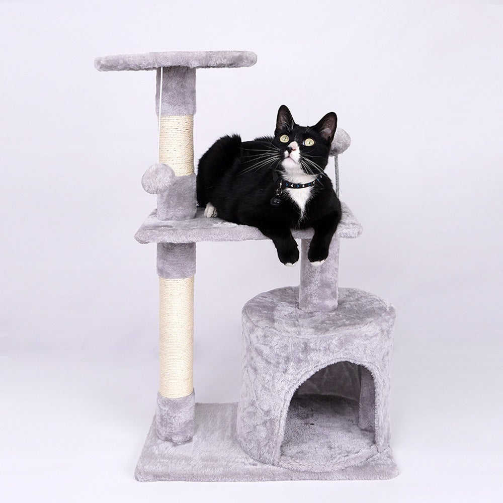 Arobol rascador para Gatos Rascador para Gato Postes rascador para Gatos Grande 105x40x40cm Varias Niveles
