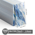 Panel de pared autoadhesivo 100 piezas | Cocina baño salón y renovación DIY