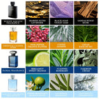 ["Set de Perfume de Una Semana"] Colonia para Hombre con Feromonas, Notas Acuáticas Frescas y Notas Amaderadas Clásicas, Fragancia de Larga Duración, Colonia Encantadora para Hombre, Ambiente Romántico, Regalo Perfecto para Él, Regalo de Cumpleaños y Rega