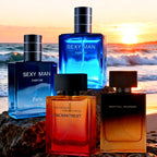 Fragancia para hombre - Perfume unisex 55ml*2 + 55ml*2, 4 botellas de perfume con notas de base cálidas ambaradas moscadas y amaderadas, aroma de larga duración, diseño de perfume de lujo, regalo de Navidad, Día de San Valentín, Año Nuevo, cumpleaños.